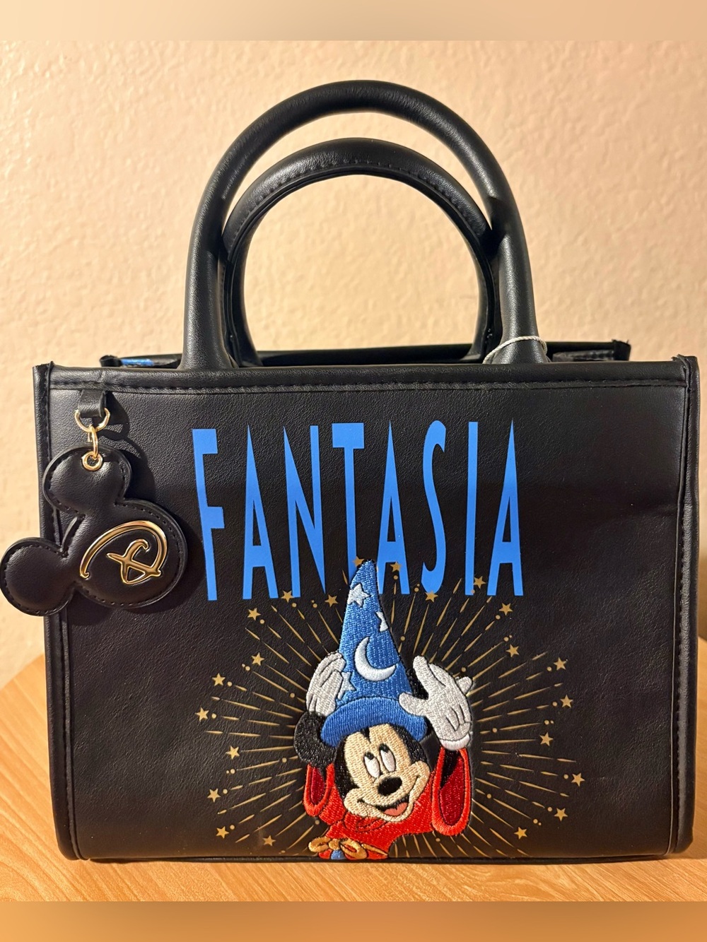 NWT Primark x Disney Fantasia Sorcerer Mickey Mouse Tote Crossbody Bag Purse